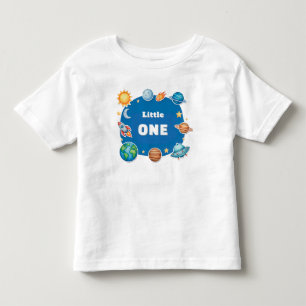 Camiseta De Bebé Conjunto de ilustraciones del círculo espacial
