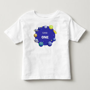 Camiseta De Bebé Conjunto de ilustraciones del círculo espacial
