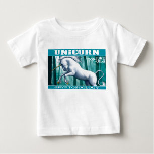 Camiseta De Bebé Conjure los aceites - Unicorn Cryptozoology de