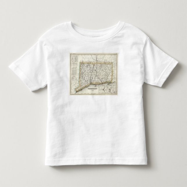 Camiseta De Bebé Connecticut 16 (Anverso)