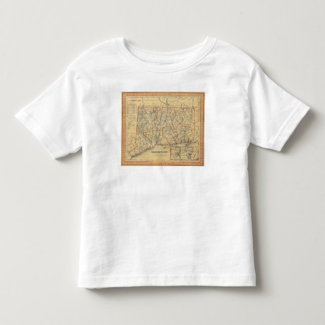 Camiseta De Bebé Connecticut 6 (Anverso)