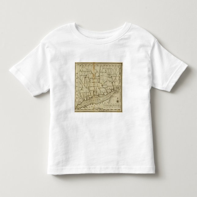 Camiseta De Bebé Connecticut 8 (Anverso)