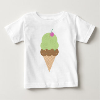 Camiseta De Bebé Cono de helado de la cal