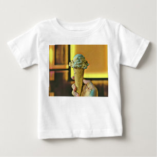 Camiseta De Bebé Cono de helado vintage