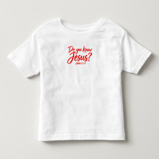 Camiseta De Bebé ¿Conoces a Jesús?