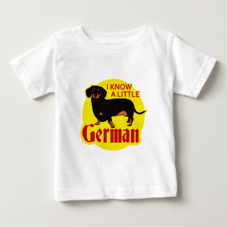 Camiseta De Bebé Conozco Un Poco De Alemán