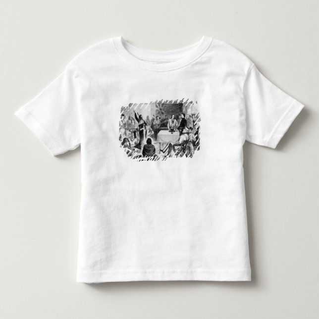 Camiseta De Bebé Consejo de Bull de sentada, 1877 (Anverso)