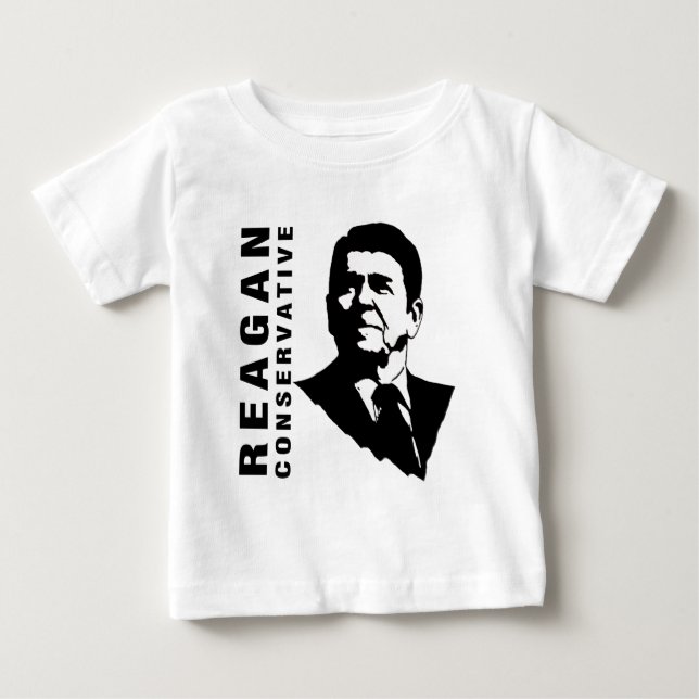 Camiseta De Bebé Conservador de Reagan (Anverso)