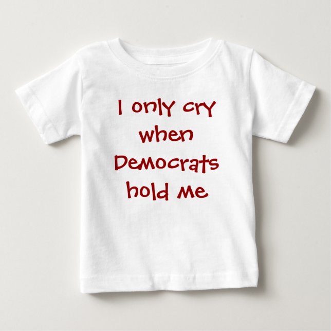 Camiseta de bebé conservadora divertida (Anverso)