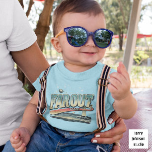Camiseta De Bebé Conservar el azul personalizado de la camioneta Re