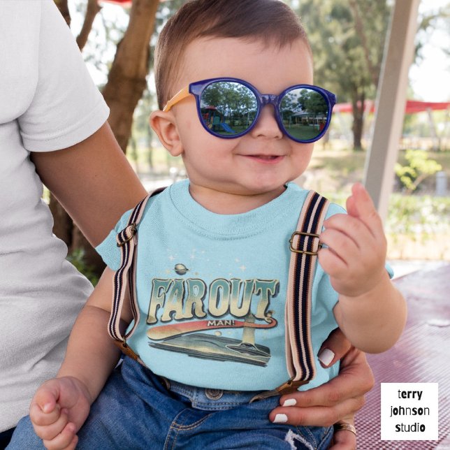 Camiseta De Bebé Conservar el azul personalizado de la camioneta Re (Subido por el creador)