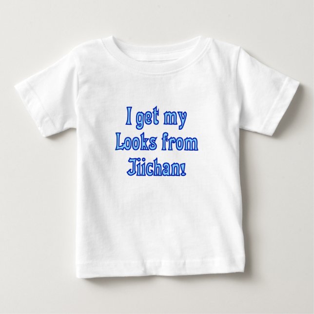 Camiseta De Bebé Consigo mis miradas de Jiichan (Anverso)