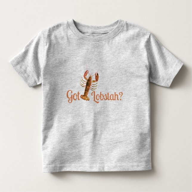 Camiseta De Bebé Consigue Lobstah Gracioso en Boston o Maine Accent (Anverso)