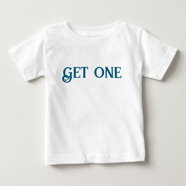 Camiseta De Bebé Consigue uno (Anverso)