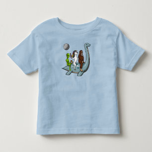 Camiseta De Bebé Conspiración Gran Pie Loch Ness Monster Ski Acuáti