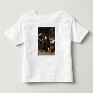 Camiseta De Bebé Constantijn Huygens y su empleado, 1627
