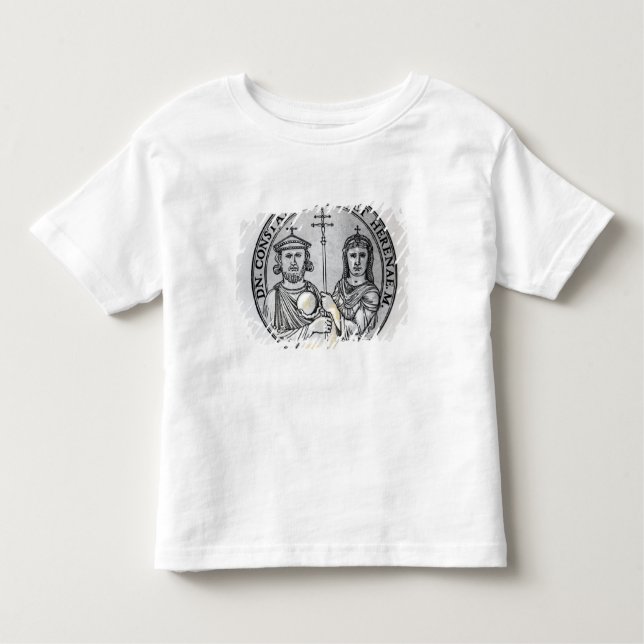 Camiseta De Bebé Constantina VI y su madre Irene (Anverso)