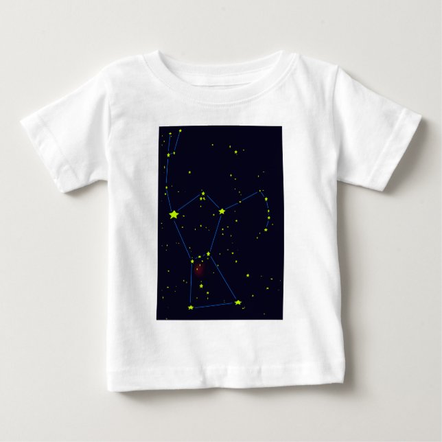 Camiseta De Bebé Constelación de Orion (Anverso)