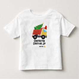 Camiseta De Bebé Construcción de Navidades Alegría Construcción de 