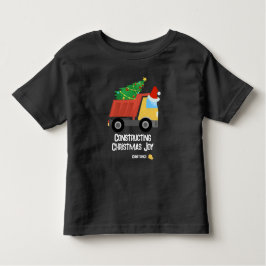Camiseta De Bebé Construcción de Navidades Alegría Construcción de 