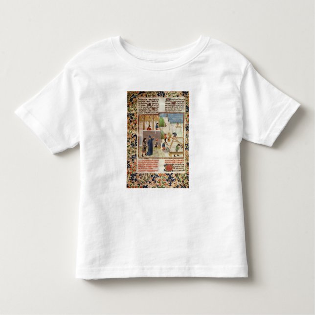 Camiseta De Bebé Construcción de una casa (Anverso)