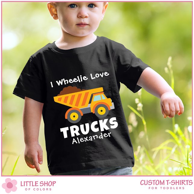 Camiseta De Bebé Construcción de volquetes personalizados (Subido por el creador)