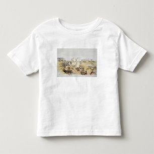 Camiseta De Bebé Construcción del muro de contención cerca de la
