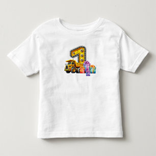 Camiseta De Bebé Construcción Fiesta de cumpleaños número 1