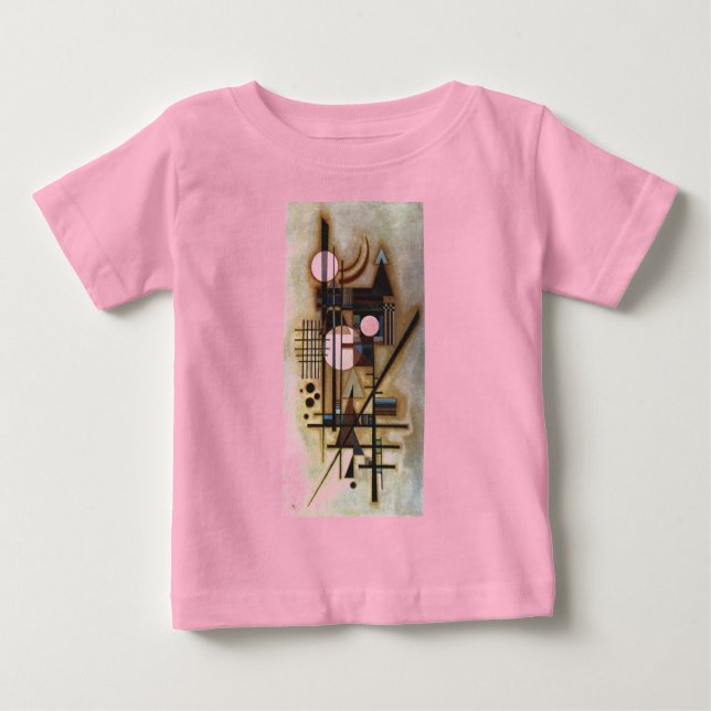 Camiseta De Bebé Construcción Suavizada Kandinsky (Anverso)