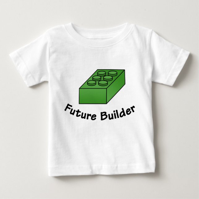 Camiseta De Bebé Constructor futuro divertido - ilustraciones del (Anverso)