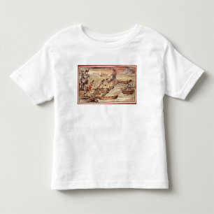 Camiseta De Bebé Constructores de barcos indios mexicanos