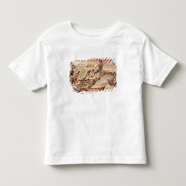 Camiseta De Bebé Constructores de barcos indios mexicanos (Anverso)