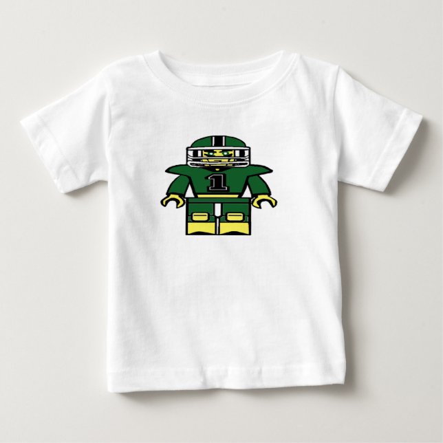 Camiseta De Bebé Construido para este juego de fútbol para niños (Anverso)