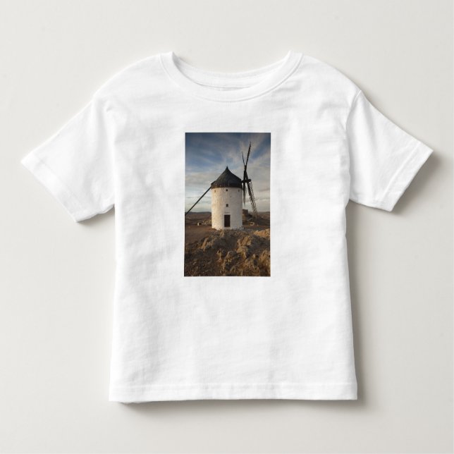 Camiseta De Bebé Consuegra, molinos de viento antiguos de La Mancha (Anverso)