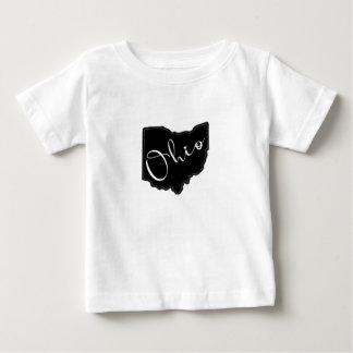 Camiseta De Bebé Contorno del mapa de Ohio - Contorno del estado de