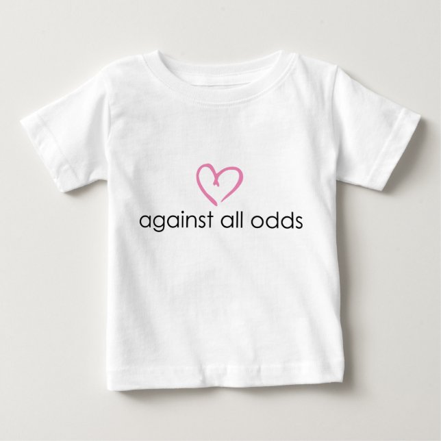 Camiseta De Bebé contra todos los pronósticos (Anverso)