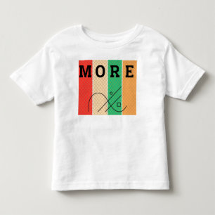 Camiseta De Bebé Contraste y geometría negrita
