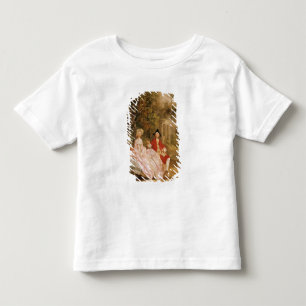 Camiseta De Bebé Conversación en un parque, retrato del artista y