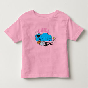Camiseta De Bebé Cookie Monster   Chill Bon Appetite