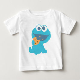 Camiseta De Bebé Cookie Monster Eating Cookie