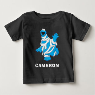 Camiseta De Bebé Cookie Monster Halloween Mummy