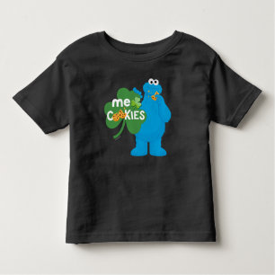 Camiseta De Bebé Cookie Monster   Shamrock Love
