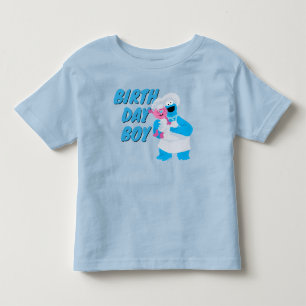 Camiseta De Bebé Cookie Monster y Gonger Cumpleañero