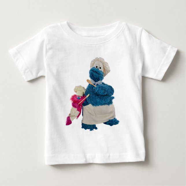 Camiseta De Bebé Cookie Monster's Food Truck Partners (Anverso)