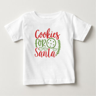 Camiseta De Bebé Cookies Para Los Navidades De Santa Festividad Cam