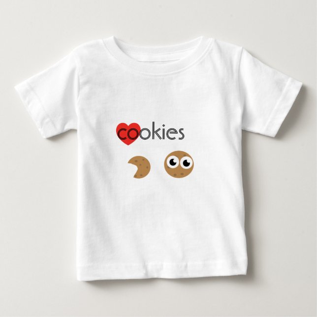 Camiseta De Bebé Cookies shirt (Anverso)