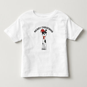 Camiseta De Bebé Cool Dog Feliz Navidad