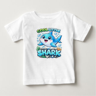 Camiseta De Bebé Cool Little Shark Shirt for Boys