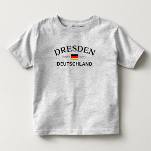 Camiseta De Bebé Coordenadas de Dresde Alemania Alemán