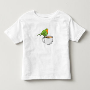 Camiseta De Bebé Copa de Café de Aves